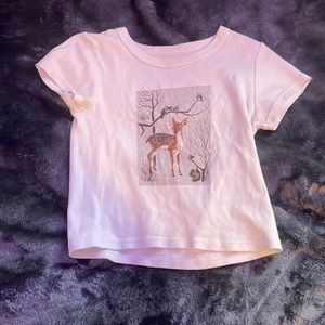 brandy melville white baby tee